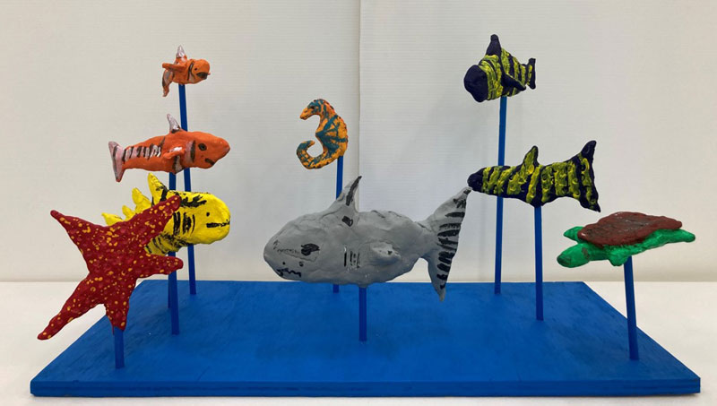 Prep - Grade 3 - 3D - First: Jasper Rogers - Under the sea