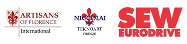 Supporting logos Da Vinci exhibition