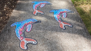 Lauren Rogers foreshore footpath artwork