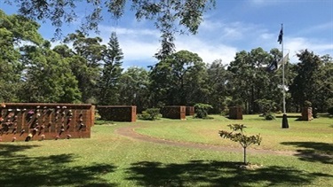 Columbarium wall