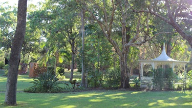 Gazebo and garden