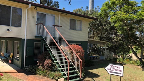 Bunya House - front entry