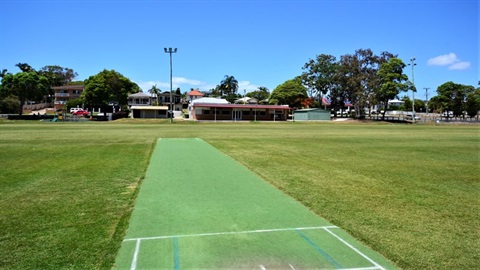 Langdon Park - Cricket pitch