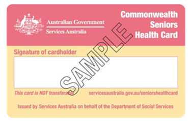 Seniors Health Card