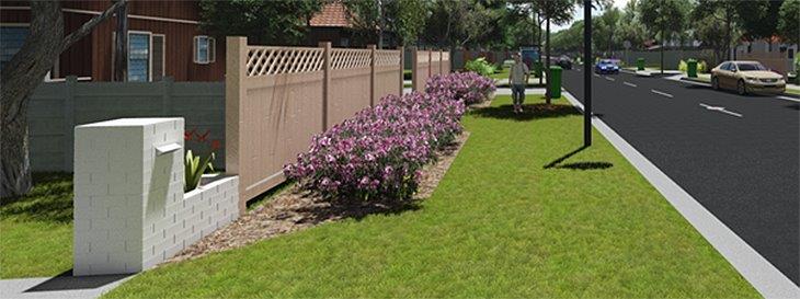 Verge planting example
