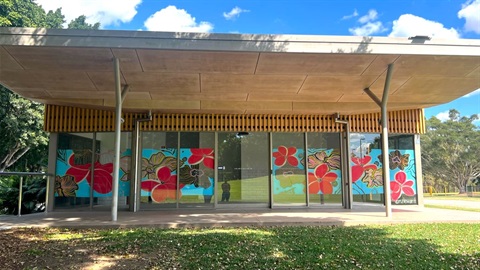 Outside view of the Park Studio