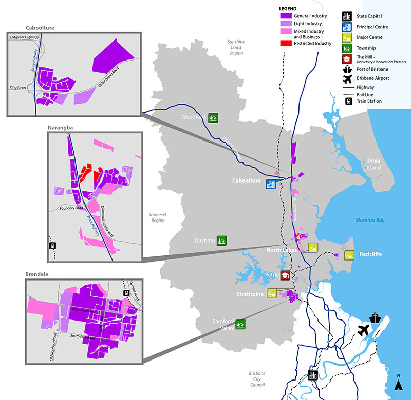 Industrial Precincts Map