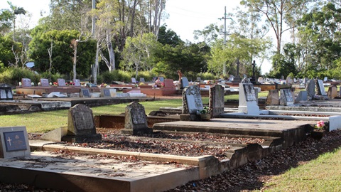 King St cemetery monumental section 