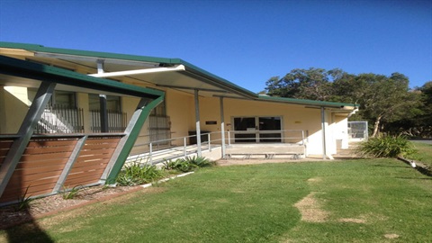 Exterior of Bribie Island Hall