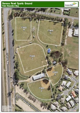 Dances Road Sports Ground - Field allocation