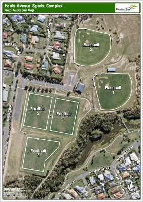 Harris Avenue Sports Complex - Field allocation