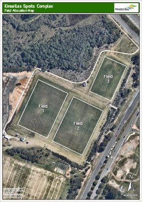 Kinsellas Sports Complex - Field allocation