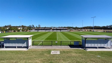 Moreton Bay Sports Complex - Soccer field 1 and clubhouse