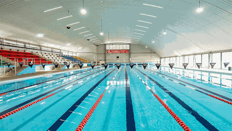Redcliffe War Memorial Pool's 50-metre indoor heated swimming pool