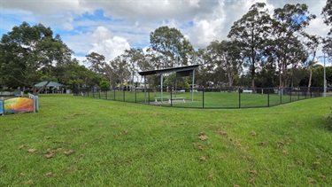 Fenced off-leash dog park