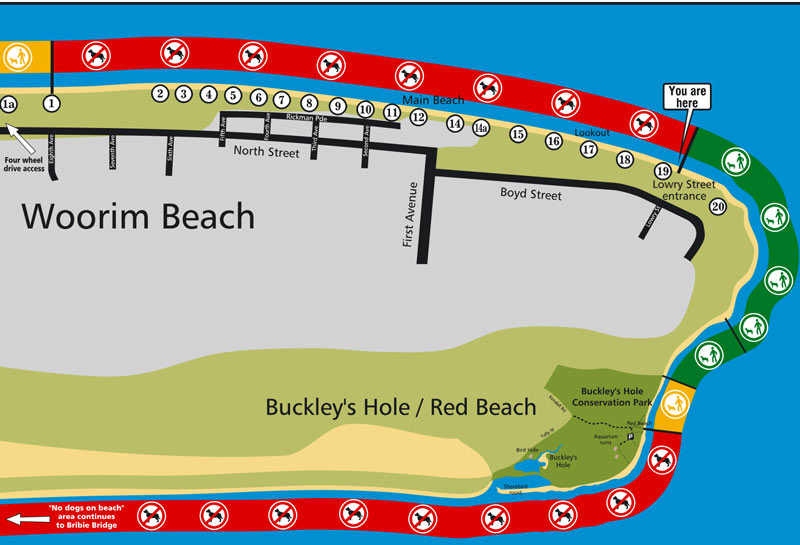 Woorim beach access 19