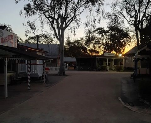 Caboolture Historical Village on dusk