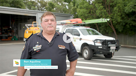 Video of the Australia Day Mayor's Community Spirit Award recipient Ron Aquilina. 