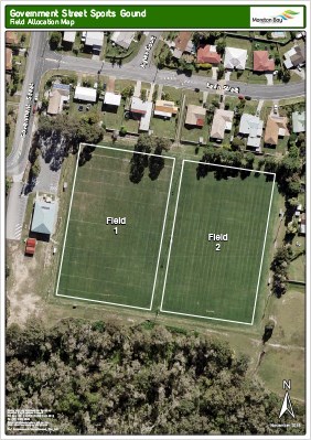 Government Street Sports Ground - Field allocation