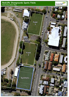 Redcliffe Showgrounds - field allocation