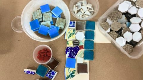 Varied tiles for mosaic project
