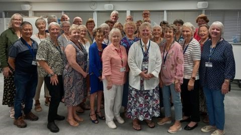 Group photo of the U3A choir