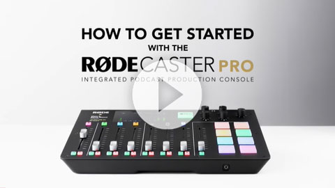 RODECaster-Pro-podcasting video thumbnail