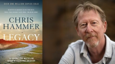 Chris Hammer book cover and headshot