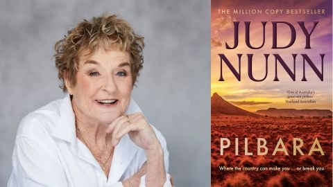 Judy Nunn headshot and book cover