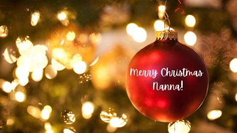 Red Christmas bauble