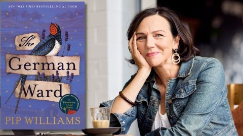 Pip Williams headshot and book cover