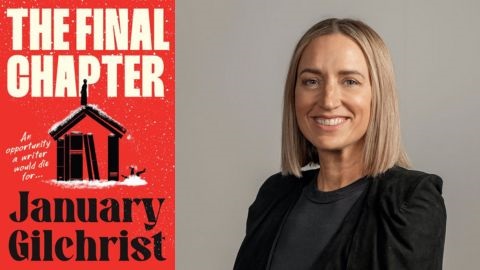 January Gilchrist headshot and book cover