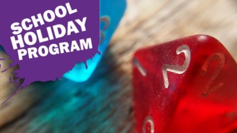 Red and blue dice