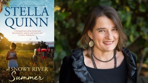 Stella Quinn headshot and book cover