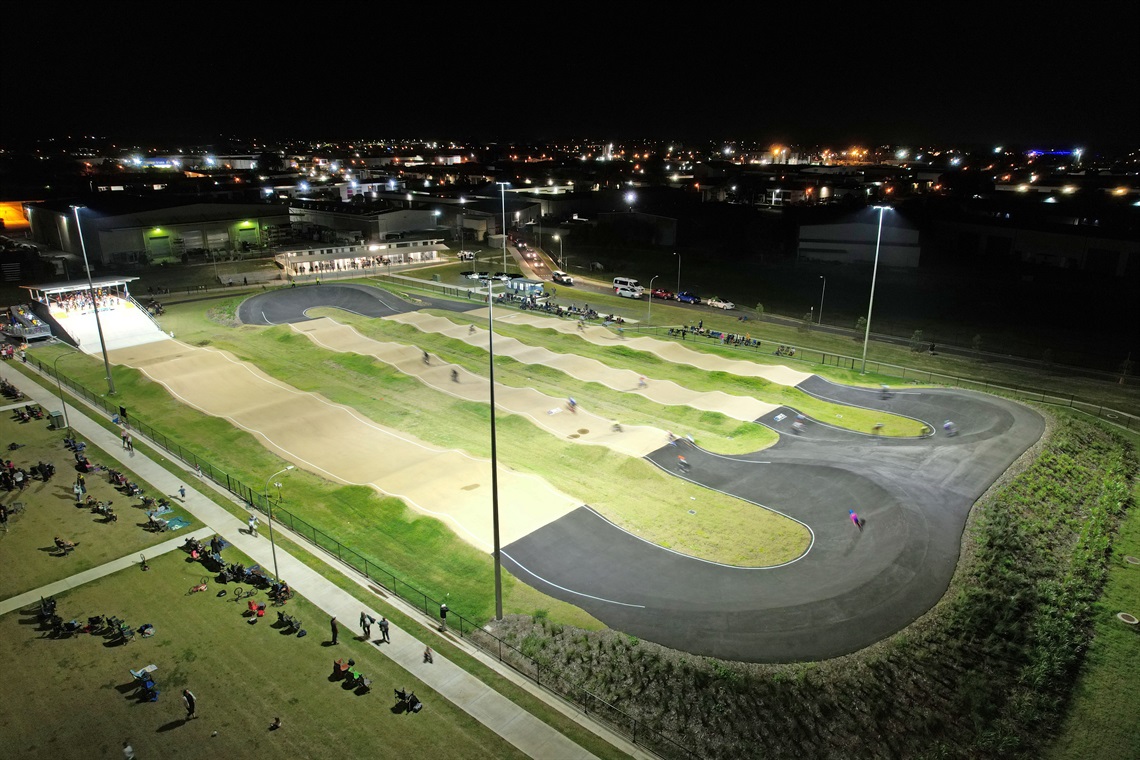 Nolan Park BMX Track aerial