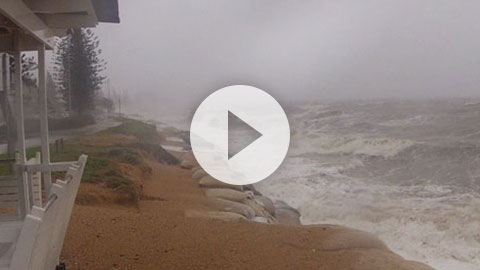 Storm tide at Margate