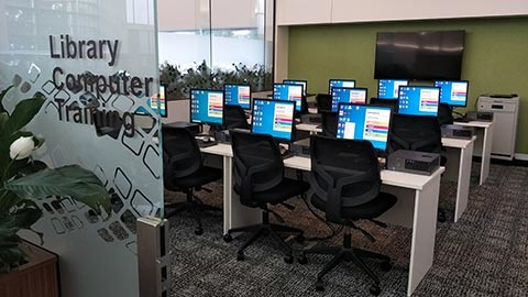 Caboolture Library computer training room