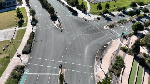 The intersection of Moreton Parade and Paper Avenue, Petrie.JPG