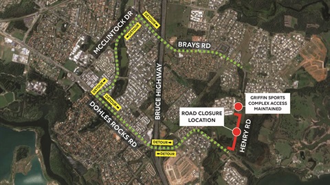 Henry Road closure