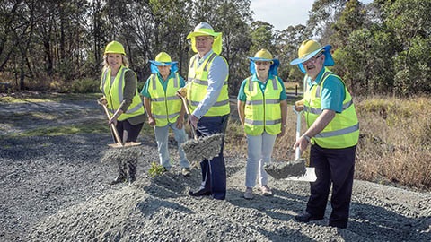 Lamington Road Sod Turn