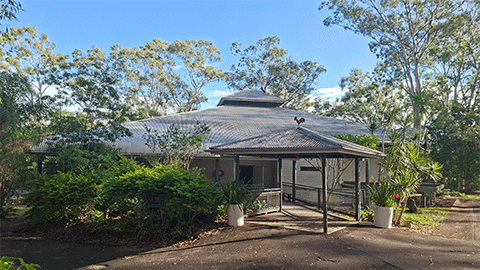 Main entrance to the Pioneer Room. 