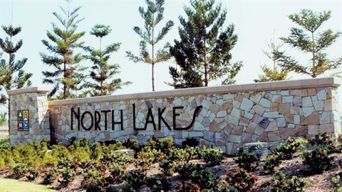 North Lakes suburb signage