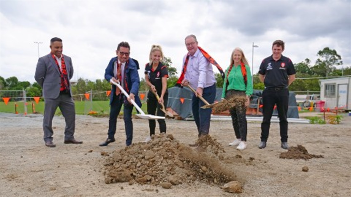 Brisbane Roar Women sod turn