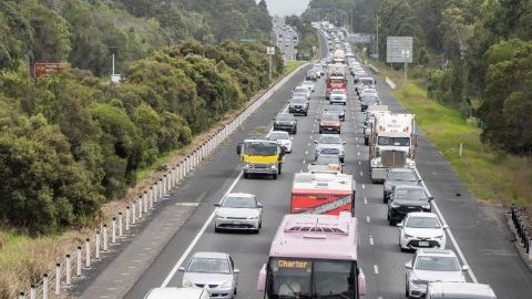 Traffic congestion on the Bruce Highway