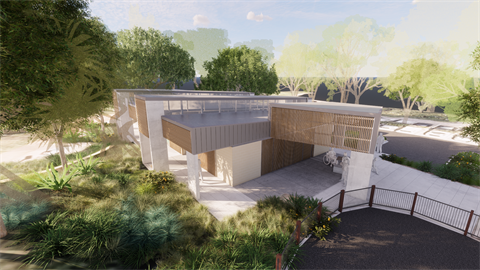 Woorim Beach Amenities concept artwork