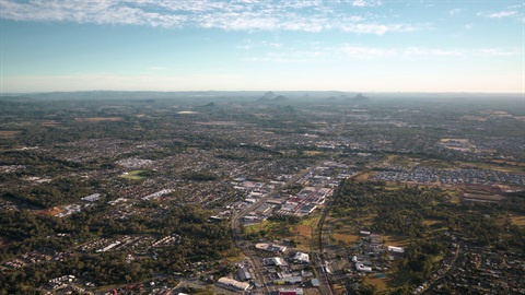 Aerial image of Morayfield and beyond