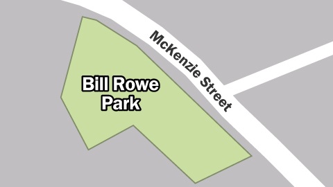 Proposed area Bill Rowe Park