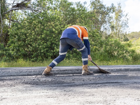 Road works