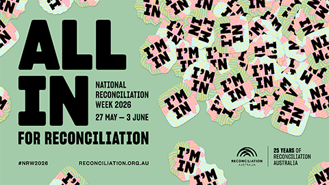 Artwork for NRW 2026 with the theme All In. 