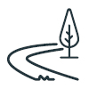 Path graphic icon